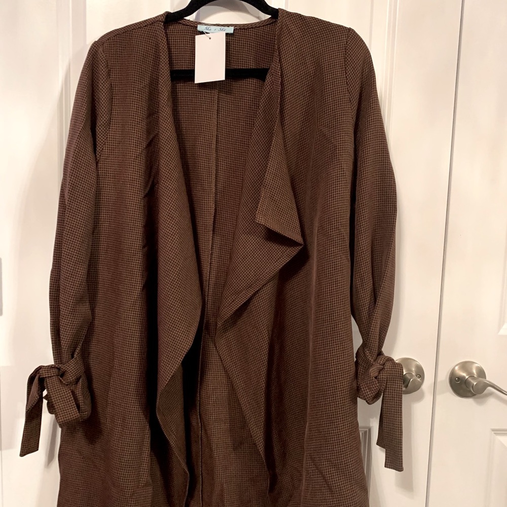 ASOS Brown Pea Coat / Trench Coat